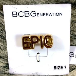 Last Chance!!!  BCBGeneration "EPIC" Ring